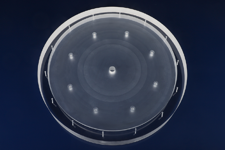 Semiconductor fused silica parts